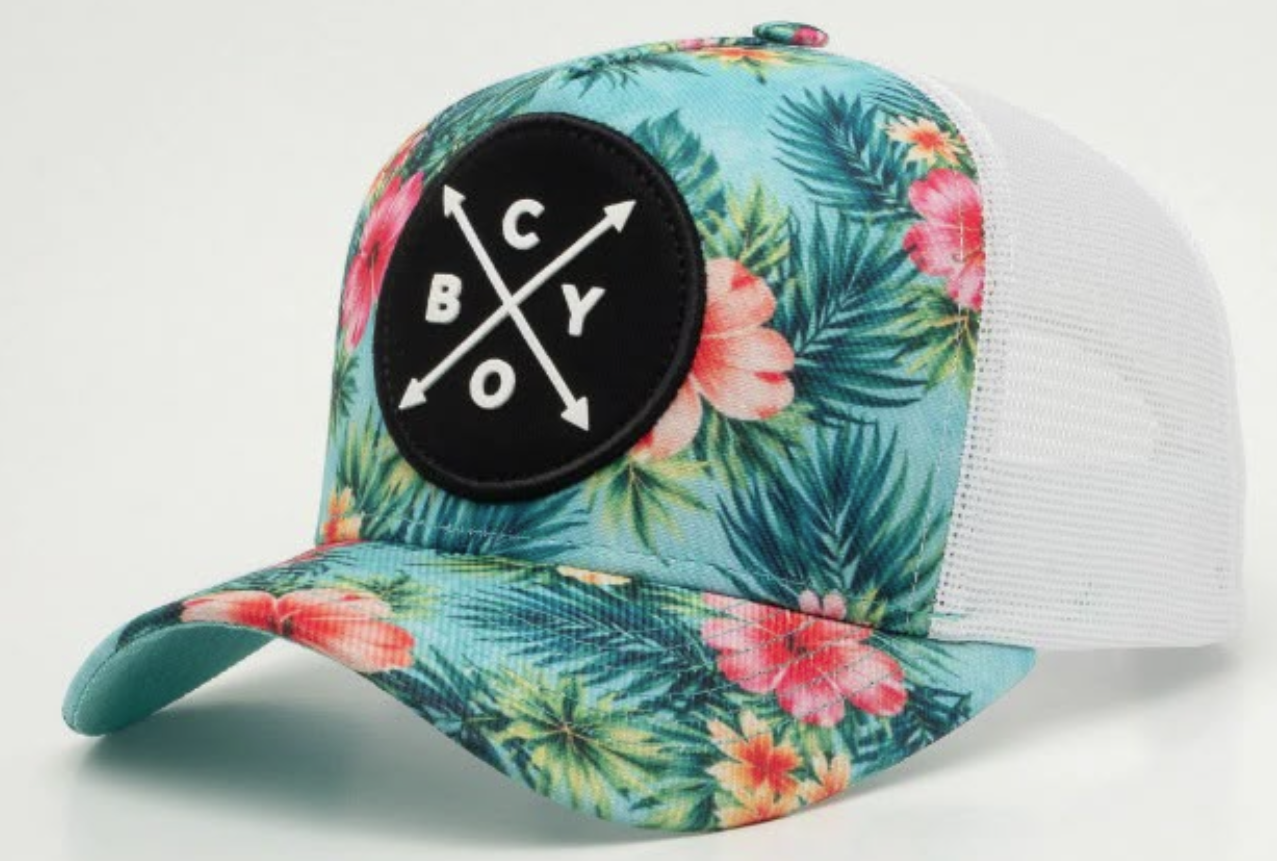 Boné ChoraBoy Aba Curva Trucker — Signature — Floral