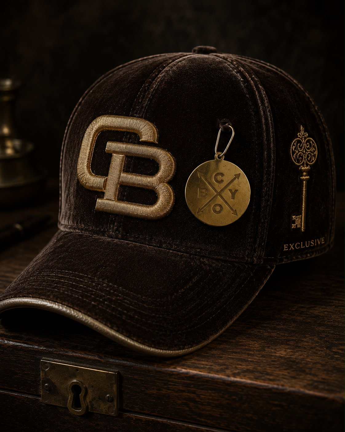 Boné ChoraBoy exclusivo com placa de ouro